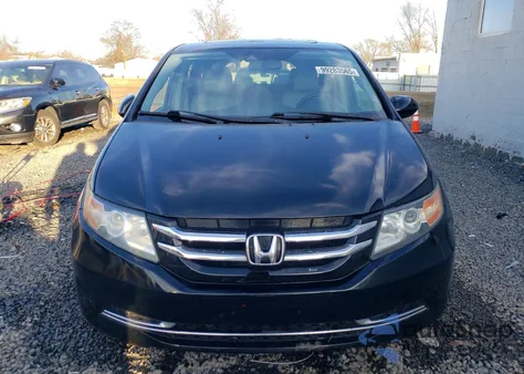 2014 Honda Odyssey Exl z USA, uszkodzony, nr VIN 5FNRL5H62EB106558